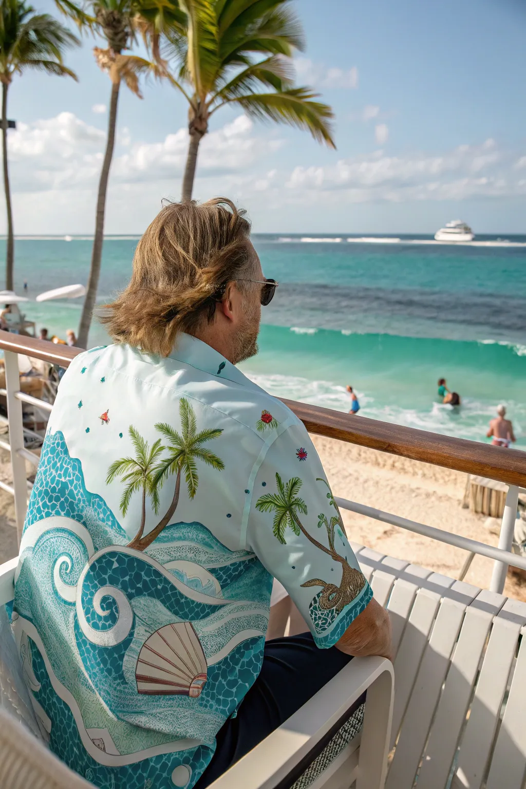 Ocean motifs bring a sense of serenity to your birthday celebration.