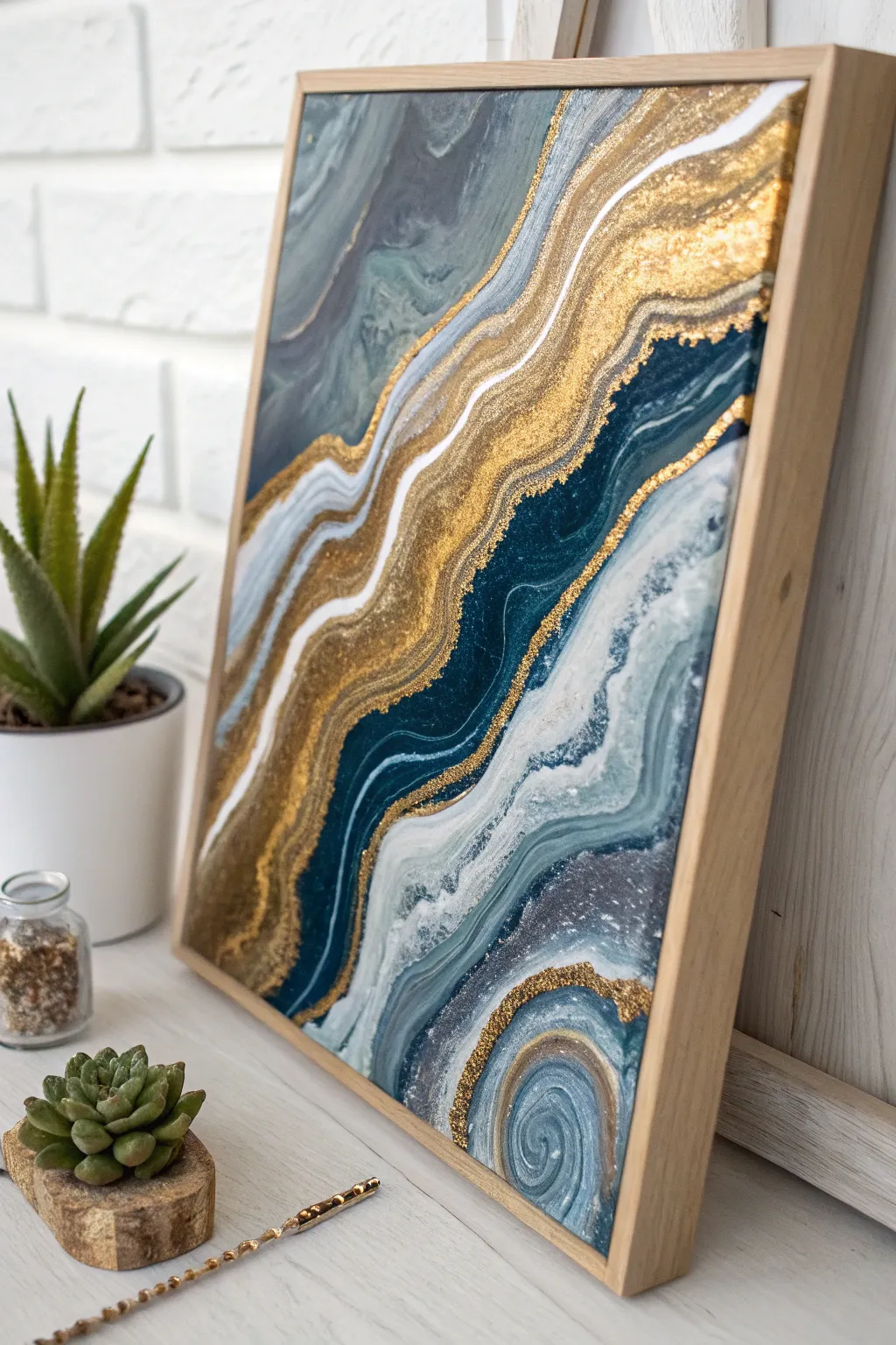 Discover the mesmerizing allure of geode-inspired art, where nature's beauty meets modern craftsmanship.