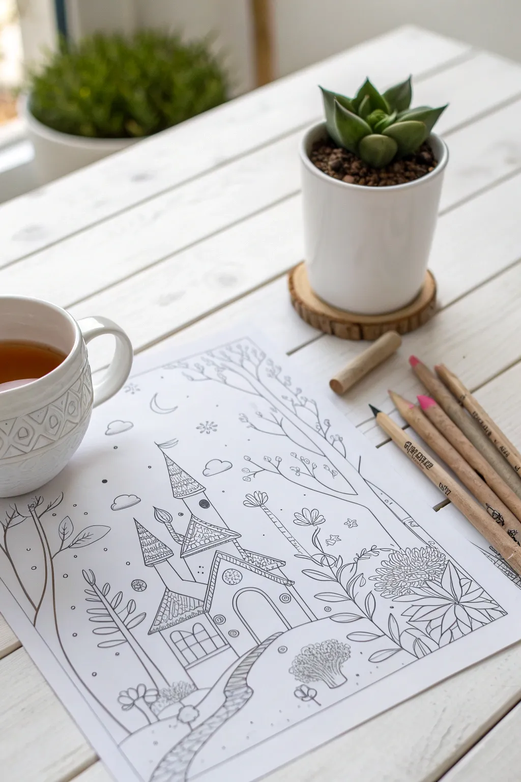 Unlock your creativity with enchanting fairytale coloring pages!