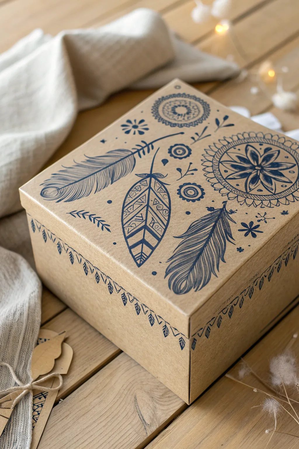 Unwrap the story: Where minimalist design meets Boho elegance in every fold.