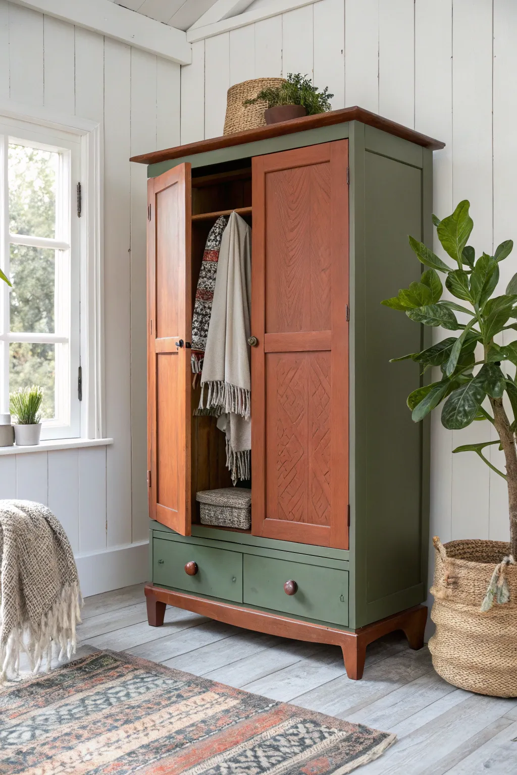 Transform your space with eco-friendly elegance—breathe new life into your armoire with sustainable style.