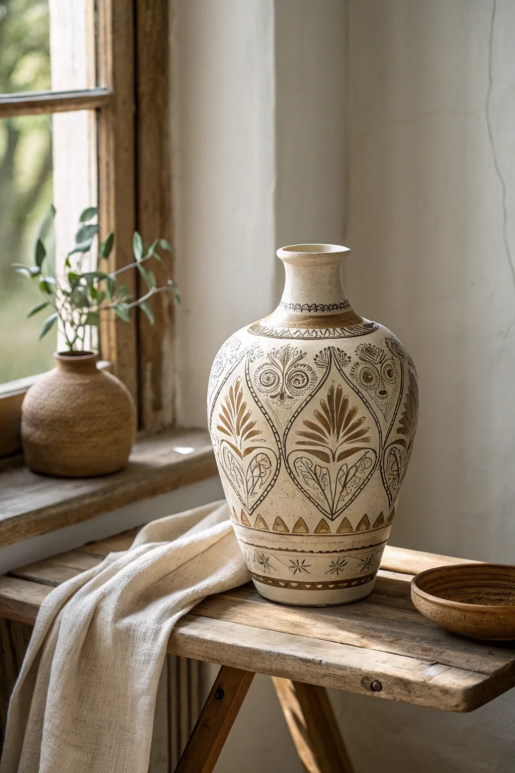 Embrace your heritage through the art of traditional ceramics. A timeless blend of Scandinavian simplicity and Boho charm.