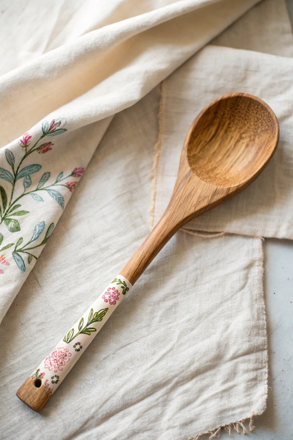 Transform your kitchen with the charm of hand-painted wooden spoons – where everyday function meets artistic flair.