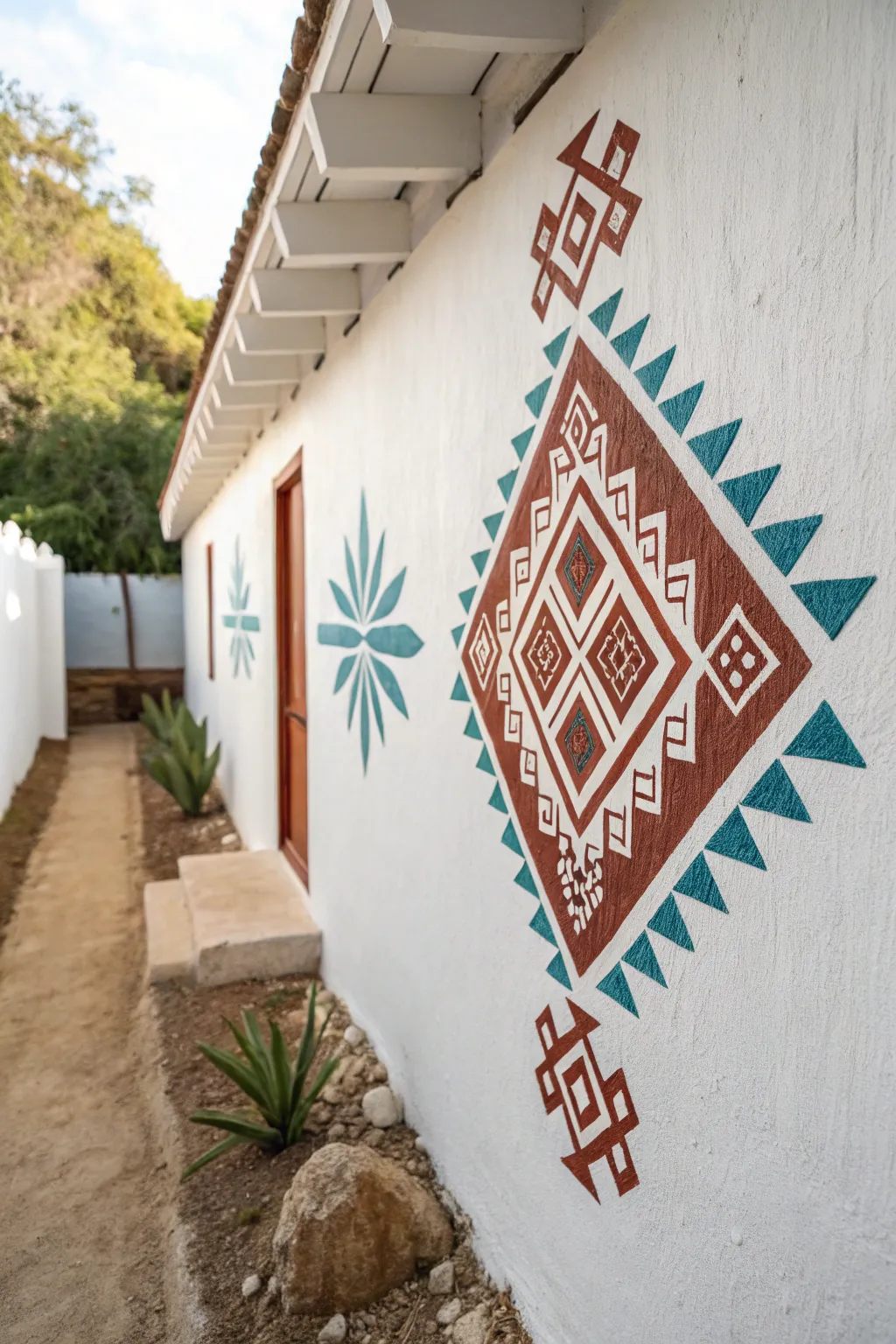Transform your space with the bold beauty of Aztec symbols, where craftsmanship meets minimalist elegance.