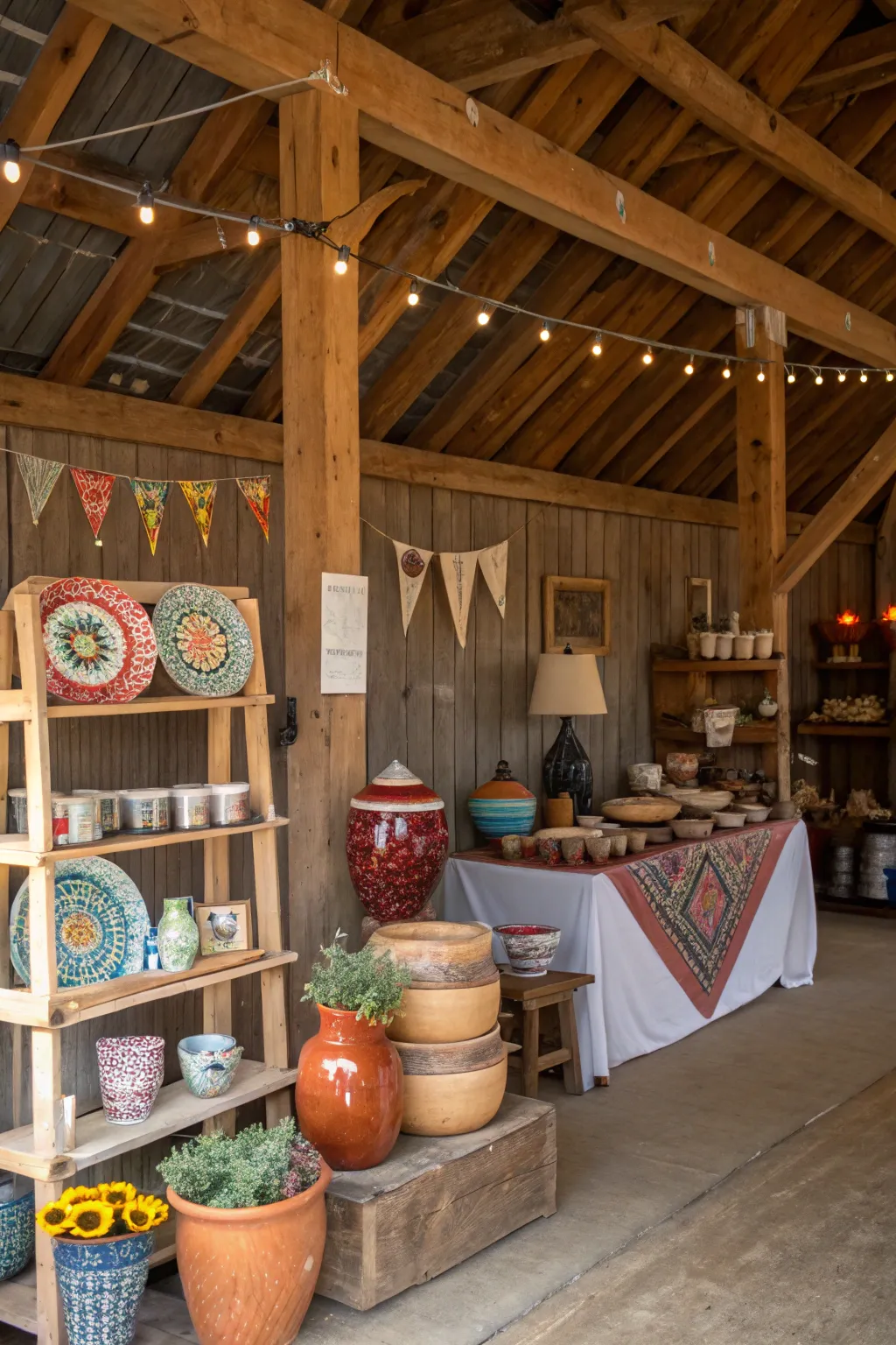 An artisan corner that celebrates creativity and personal style.