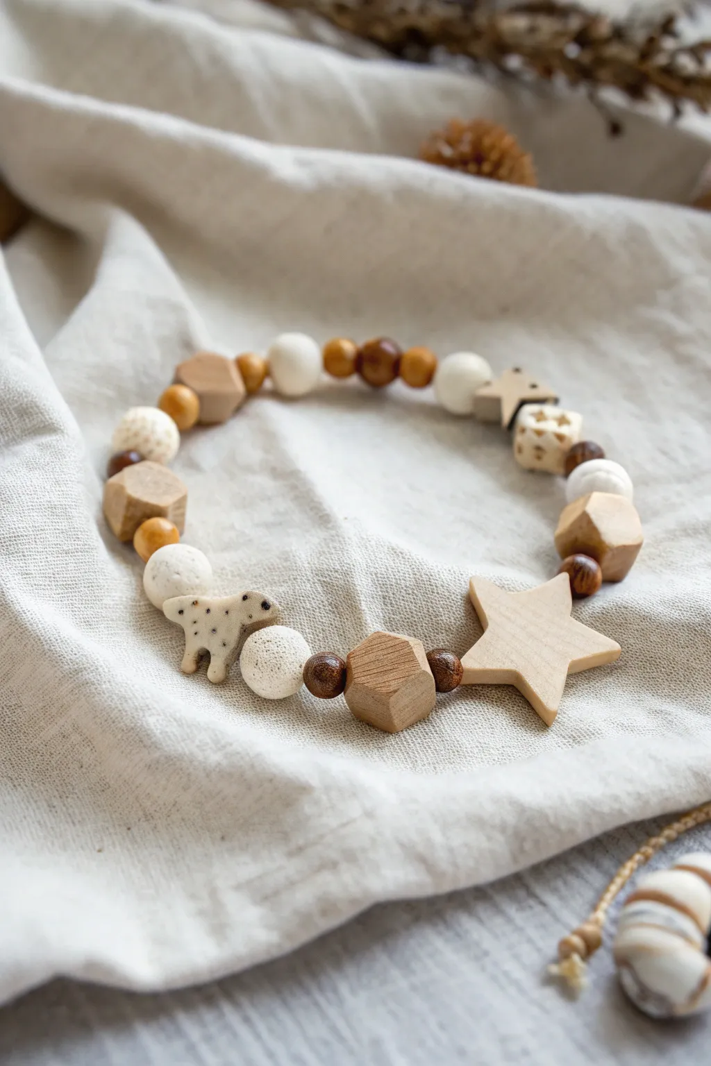 Embrace the unexpected with beads that tell a story. 🌿✨ #UniqueJewelry #MinimalistBeauty