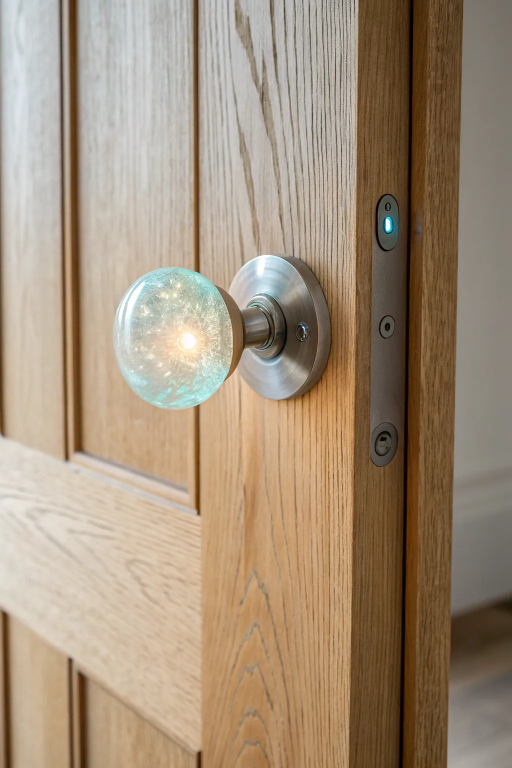 Transform ordinary into extraordinary with these glowing resin door knobs.