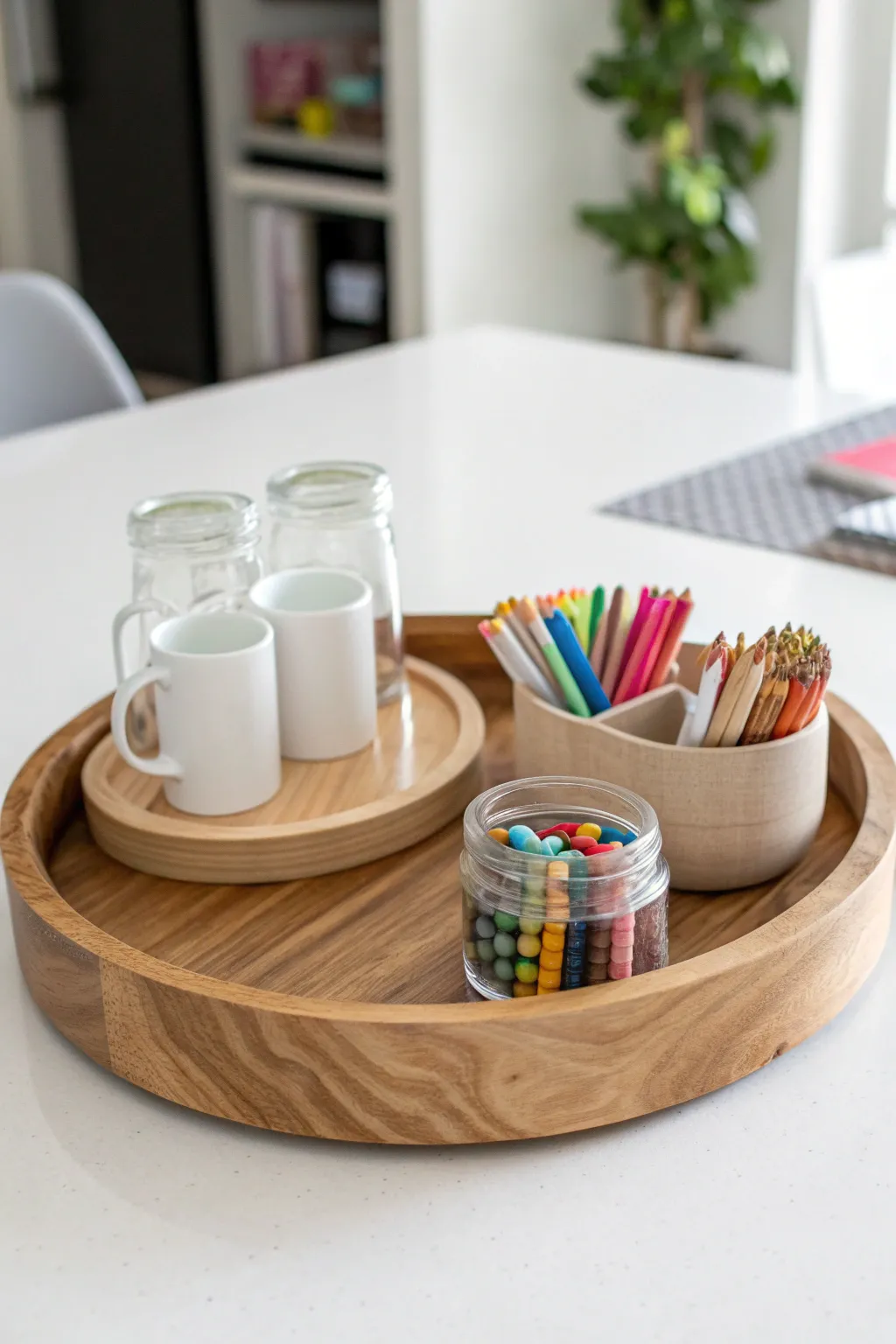 Elevate your marker organization with a touch of Scandinavian elegance and Boho charm. #CreativeStorage #ScandiBoho