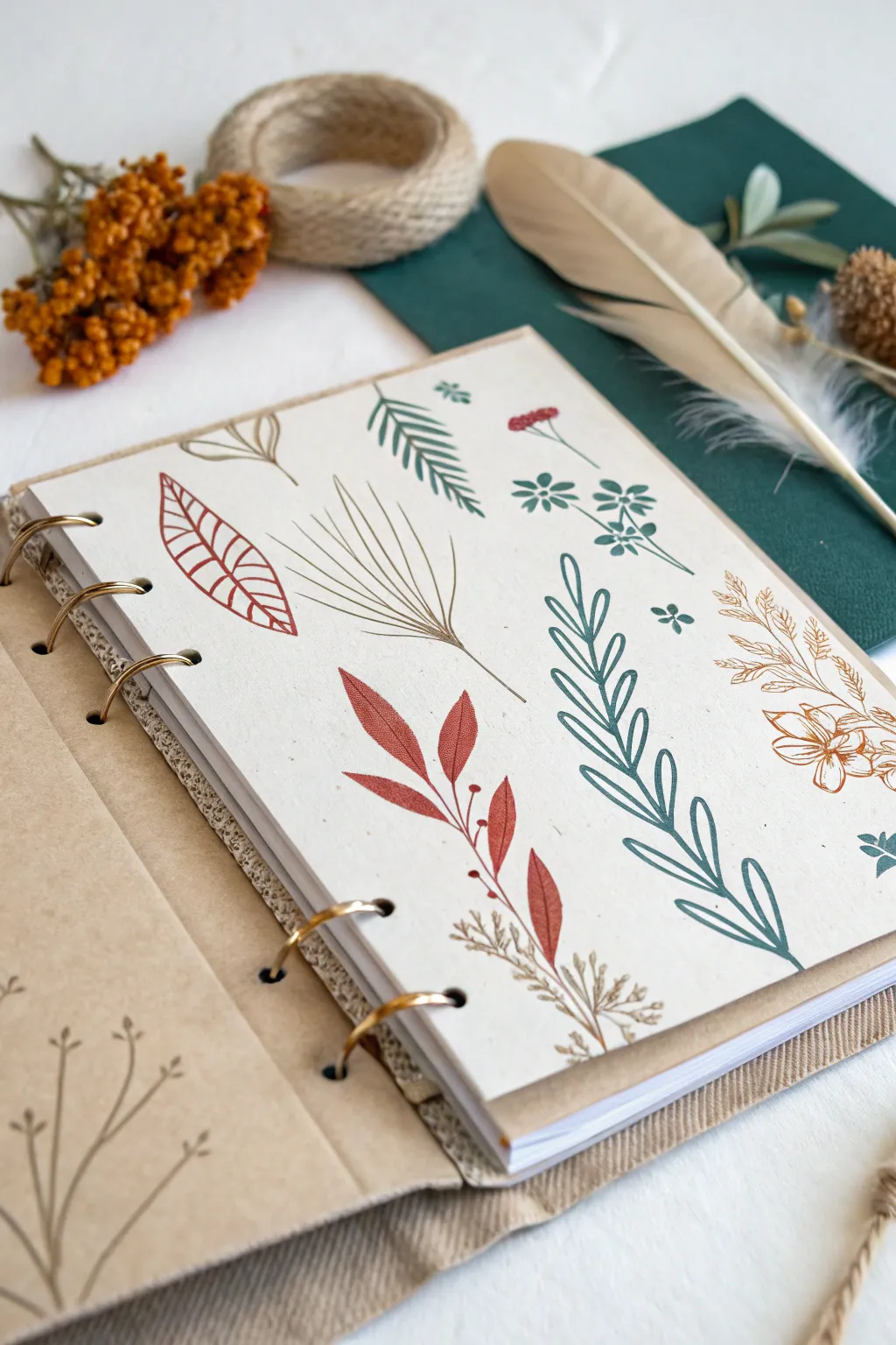Unveil the magic within your memories with hidden pull-out tabs. #ScrapbookSurprises #MinimalistCraft