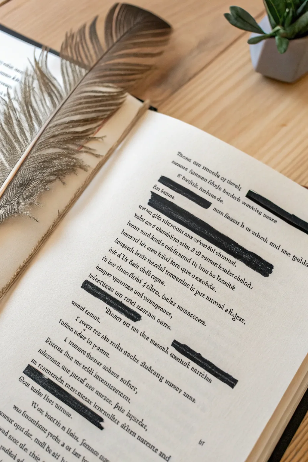 Transform words into art with the striking beauty of blackout poetry.