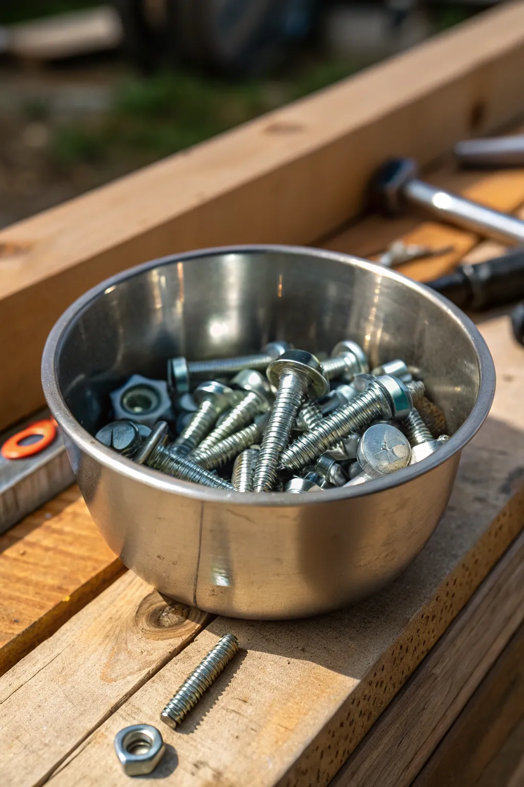 Keep your bolts secure and stylish with this handy magnetic bowl, perfect for all your mobile projects.
