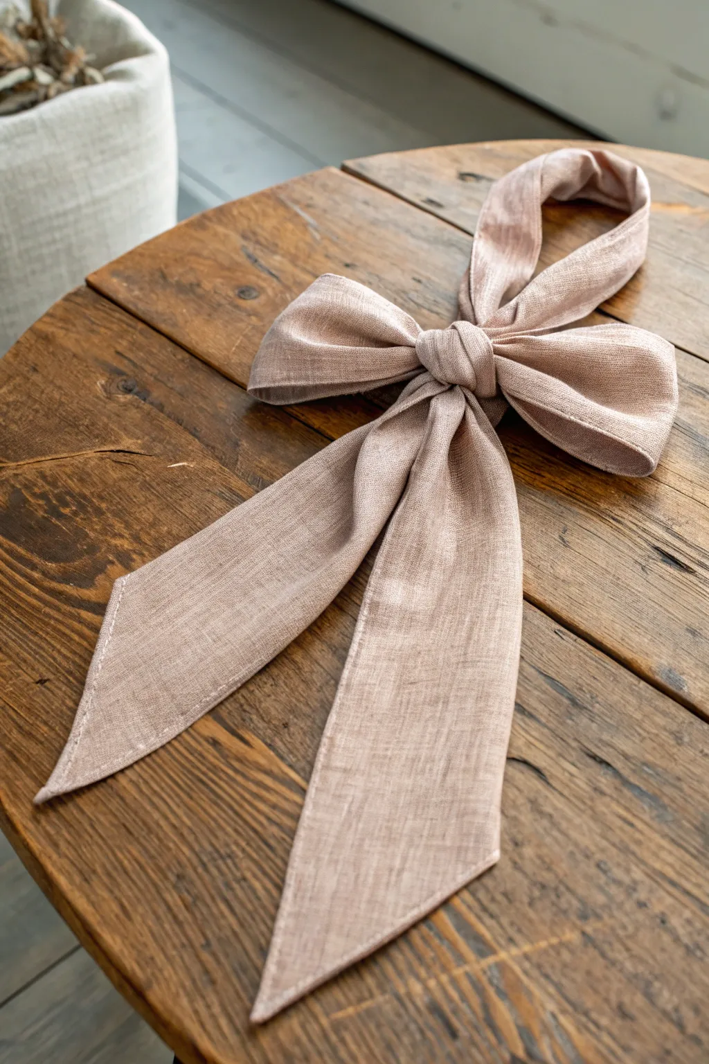 Embrace simplicity with a charming hand-tied bow, perfect for adding a touch of elegance to everyday moments.