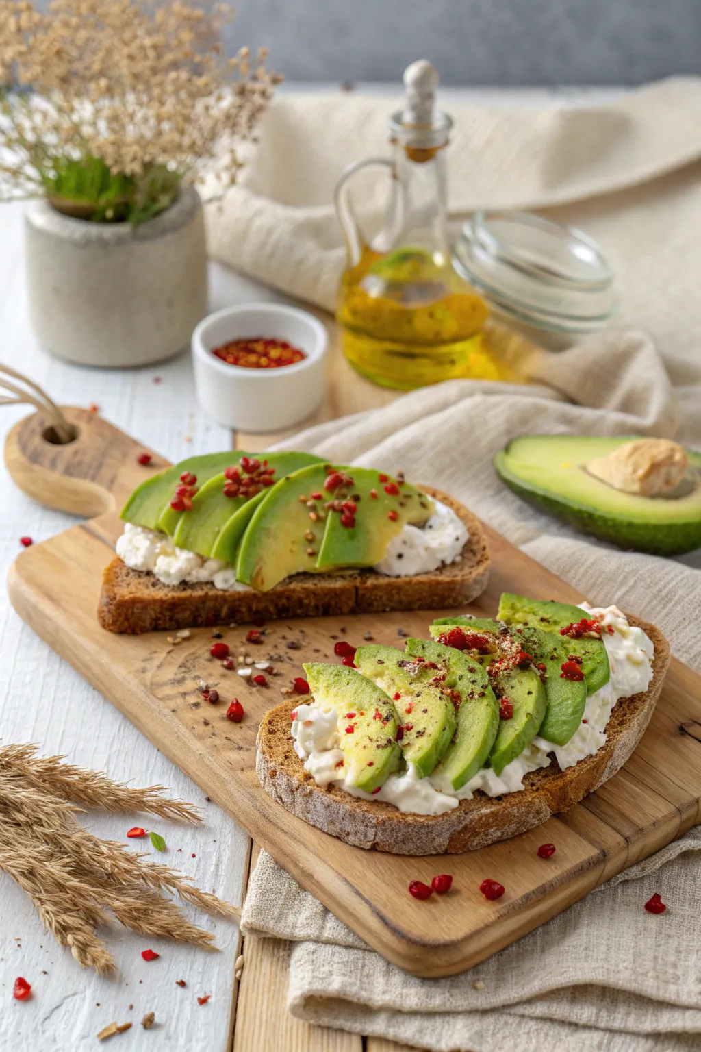 Elevate your breakfast game with a gourmet toast bar that turns simple into stunning. #BreakfastArt #GourmetToast