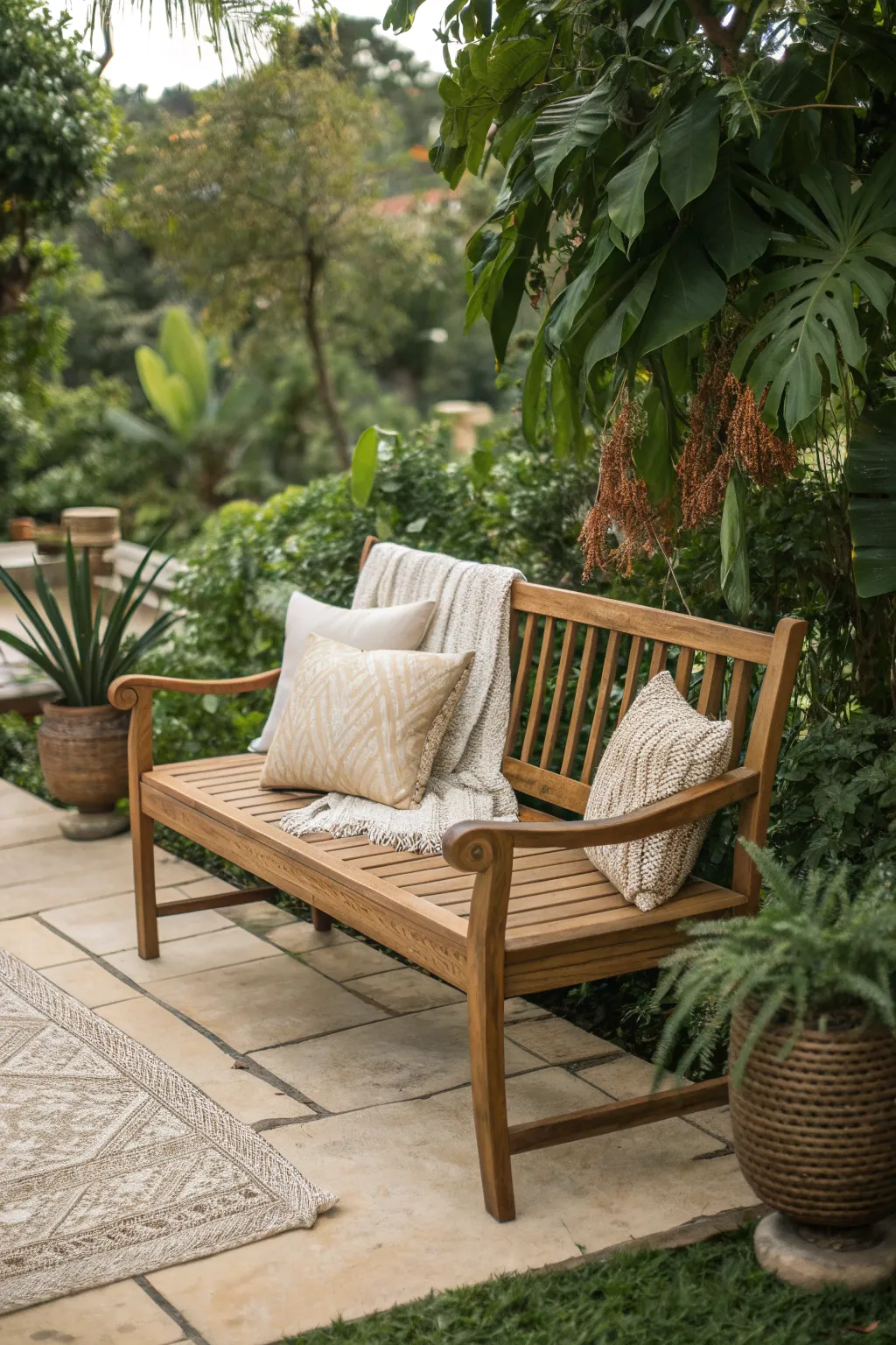 A serene spot for reflection and connection: this memory bench combines minimalist design with heartfelt tribute.