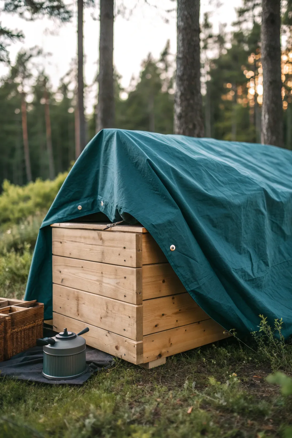 Embrace the outdoors with style and protection: Discover the charm of a weatherproof tarpaulin cover.