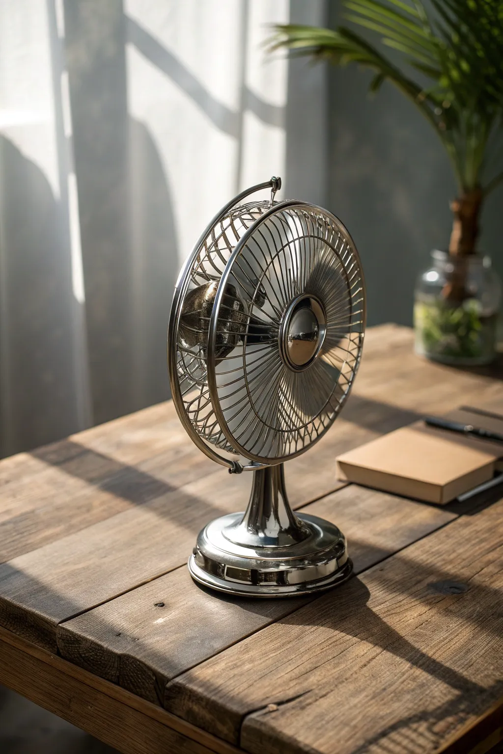 Beat the heat with elegance: A portable mini fan that's both functional and stylish.