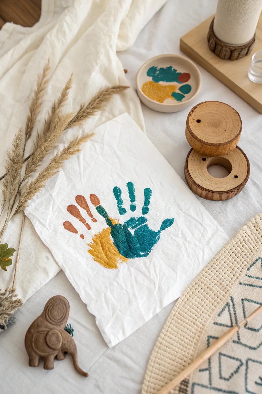 Capture the charm of childhood with handprint animal art – a keepsake that celebrates creativity and little hands.