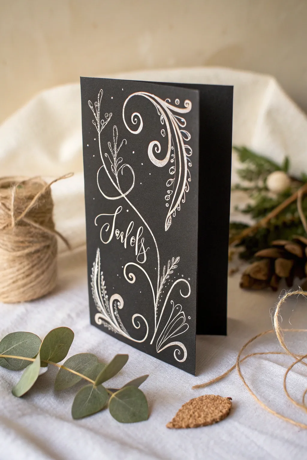 Elevate your card-making with a simple yet elegant chalkboard effect. Perfect for any occasion!