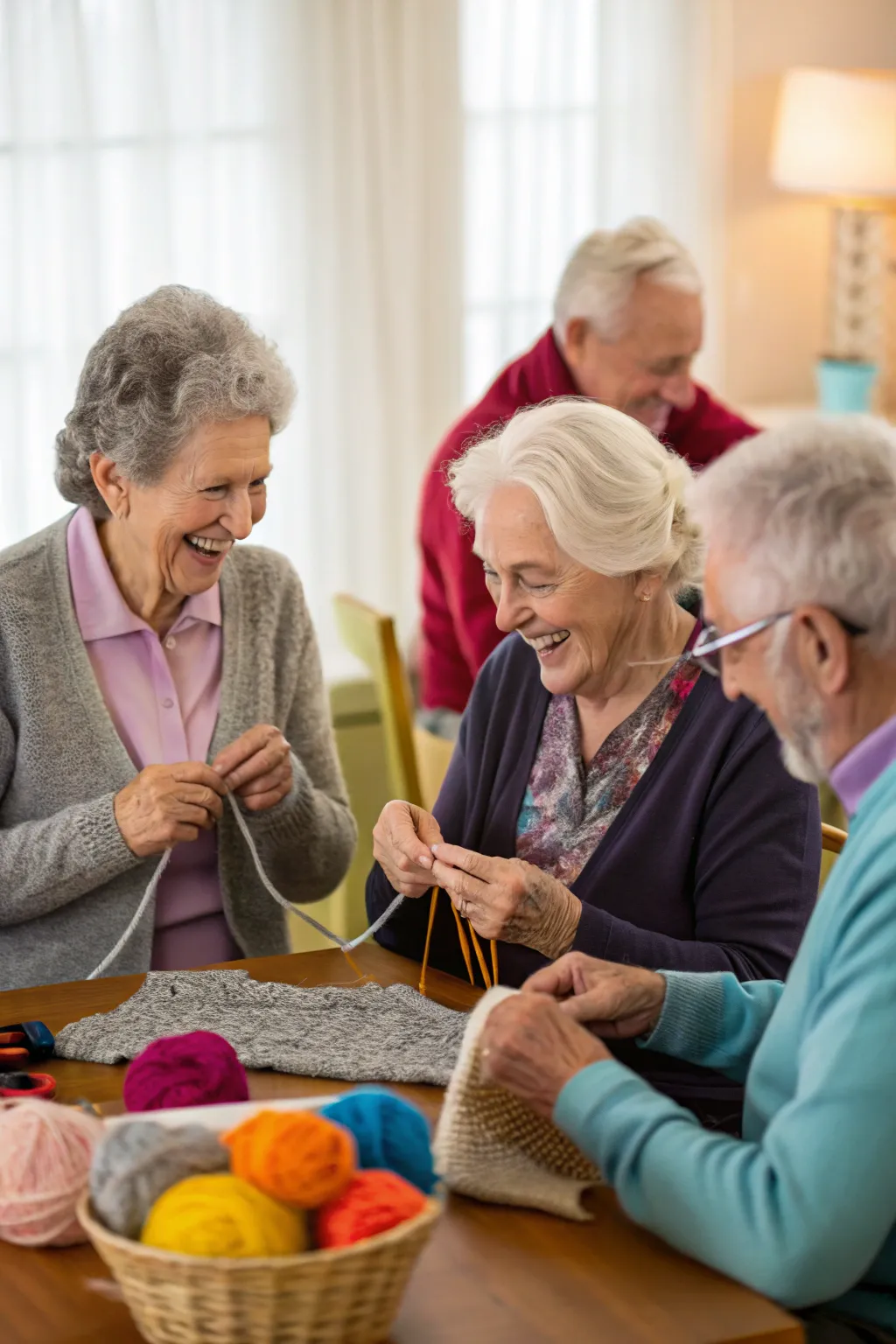 Crafting circles weave together creativity and companionship.
