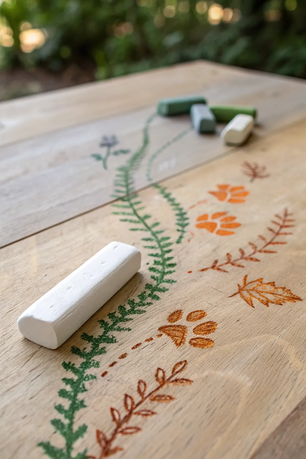 Embark on a whimsical wildlife adventure with every chalk-drawn track!
