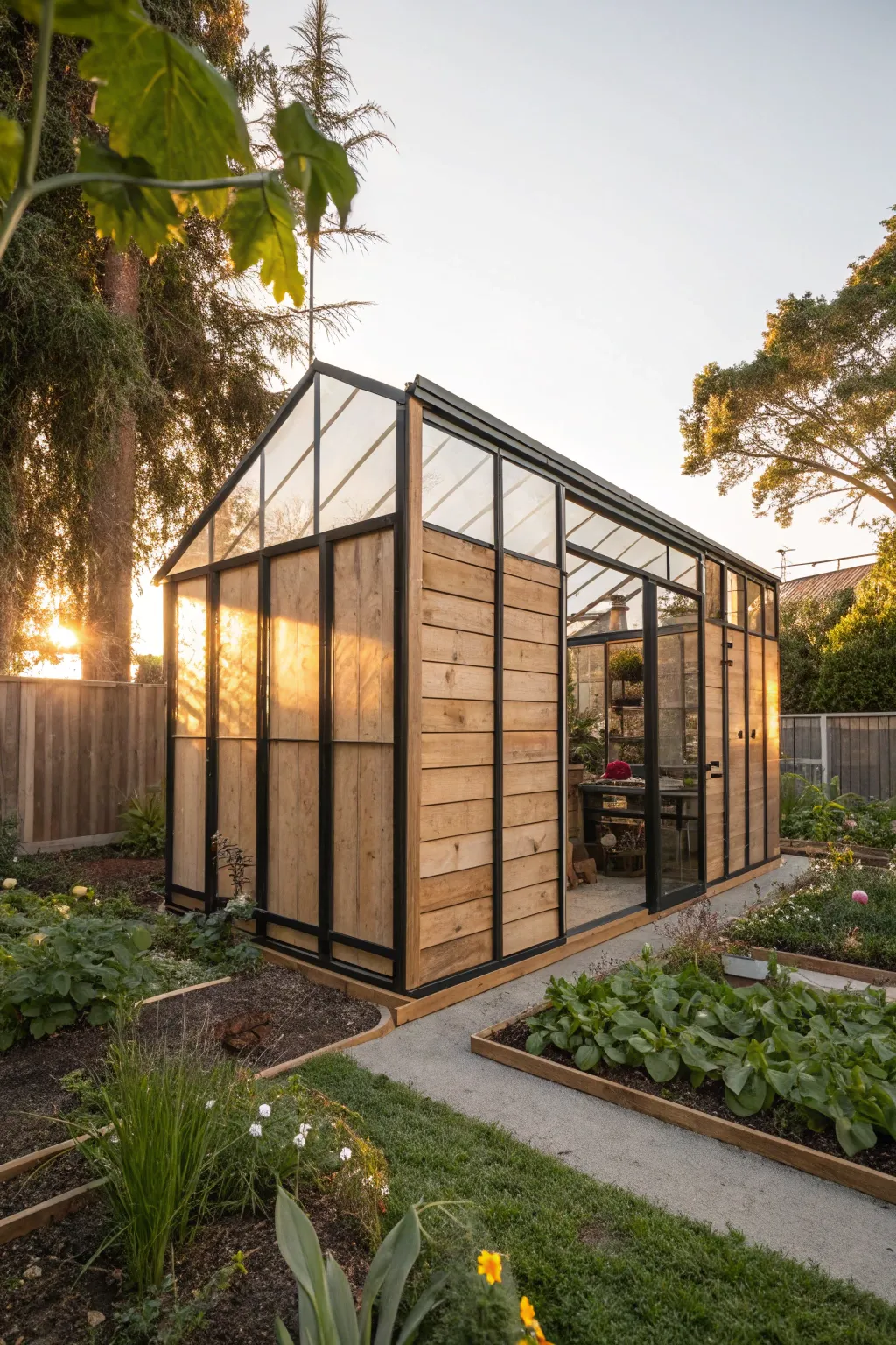 Transform your garden with this stunning modular greenhouse, where craftsmanship meets nature.