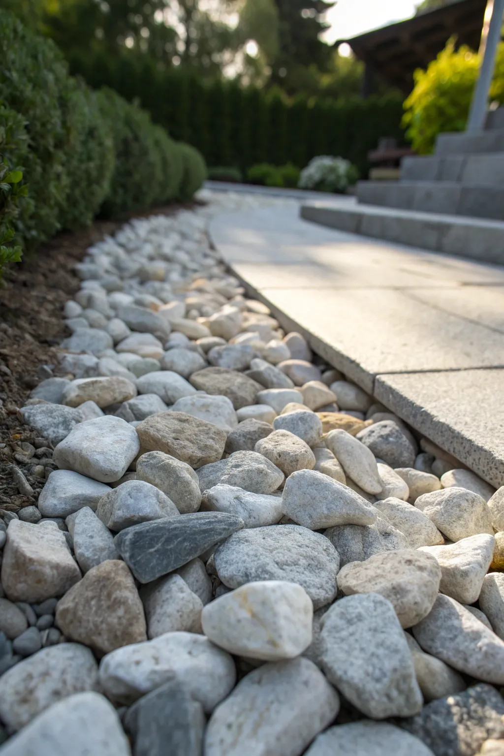 Elevate your space with the timeless elegance of crushed stone.