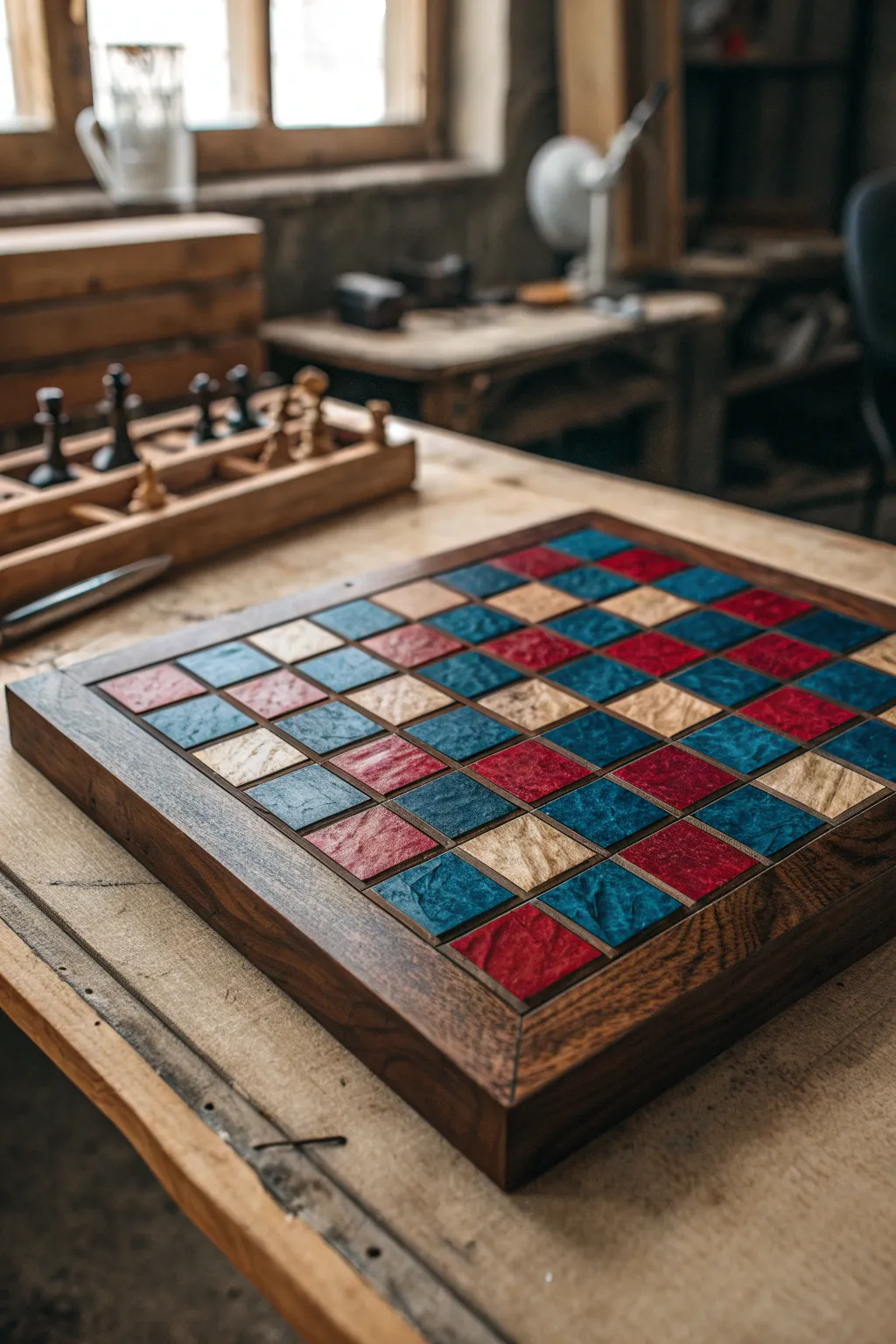 Elevate your game with a bespoke chess board that perfectly complements your decor.