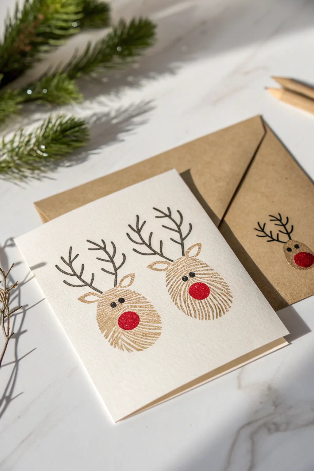 Capture the magic of the season with handmade thumbprint Christmas cards that blend simplicity and charm.