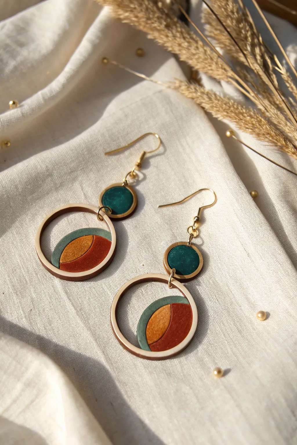 Elevate your style with these stunning DIY resin earrings, where minimalist design meets bold colors!