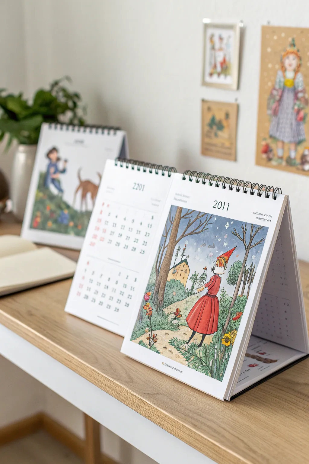 Bring creativity to your year with a storybook calendar, where each month unfolds a new tale through vibrant student art!