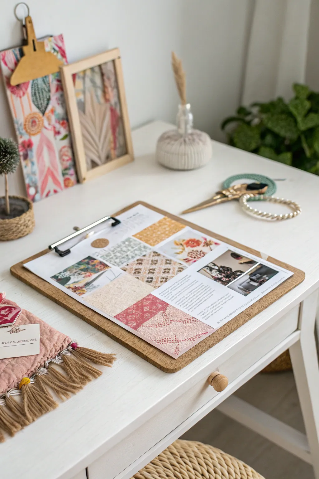 Unleash your creativity with a personalized clipboard collage that tells your unique story.