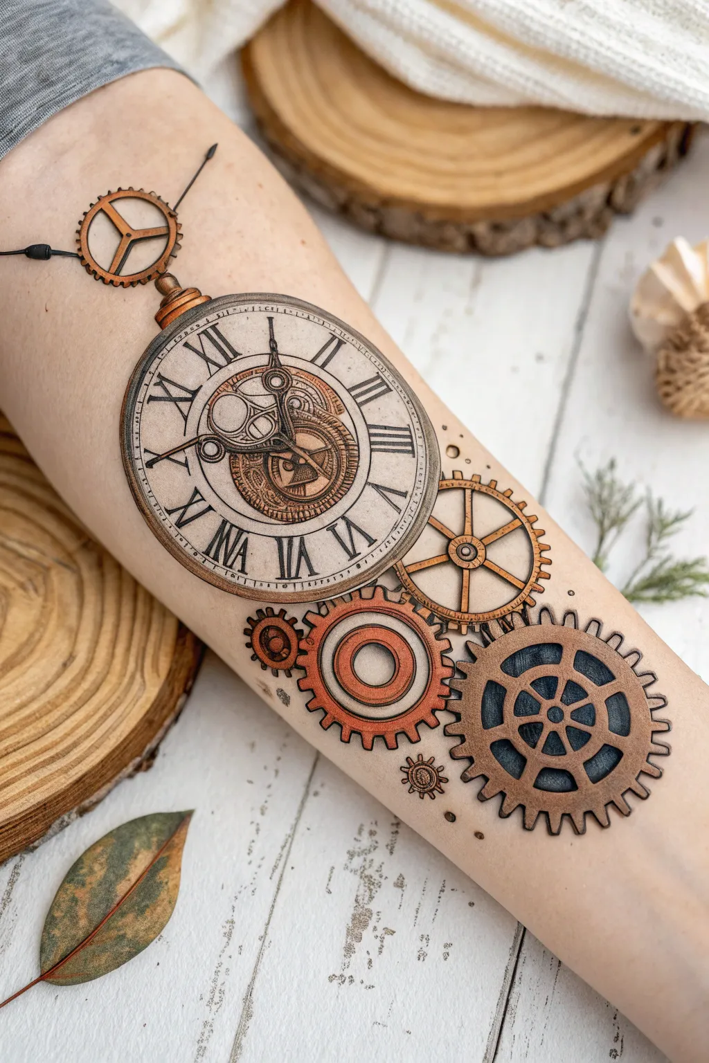 Embrace the elegance of time with steampunk style: a masterpiece of movement and artistry.
