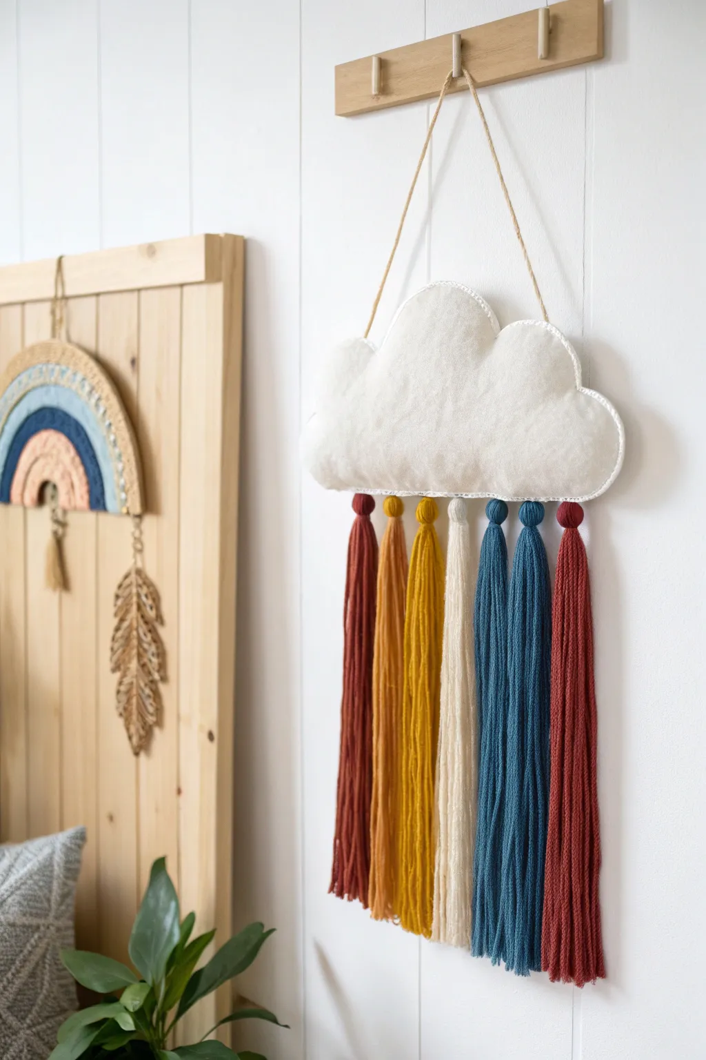 Elevate your space with cloud-inspired paper chain decor—where simplicity meets vibrant creativity!
