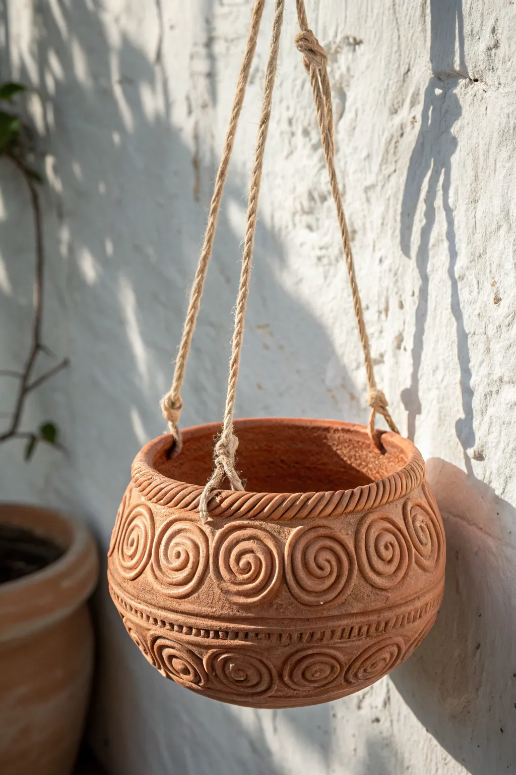 Elevate your space with the timeless elegance of a handcrafted coil pot, where simplicity meets artistry.