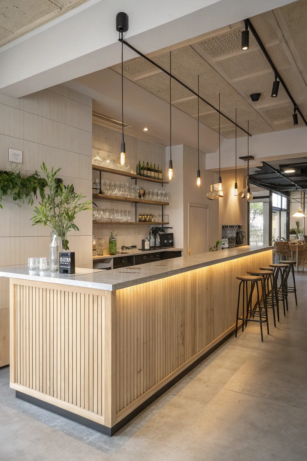 Balance functionality and beauty with Scandinavian simplicity featuring light wood and clean lines. 🌿 #ScandiStyle #SimpleBeauty