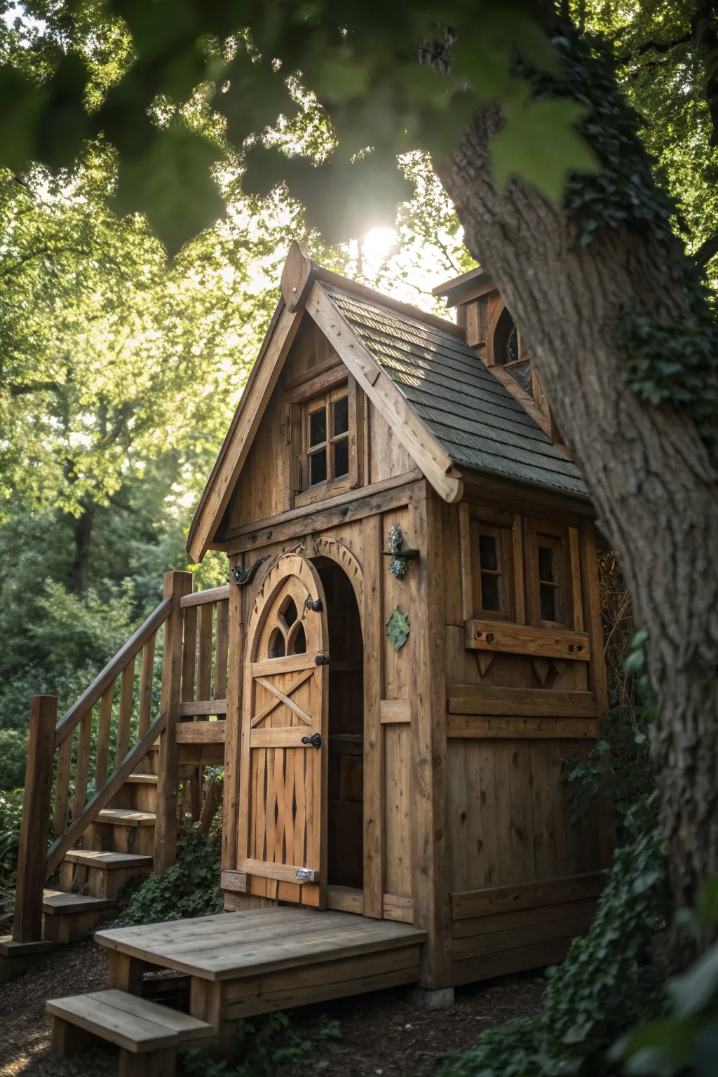 Discover the magic of a secret hideout crafted with precision and charm.