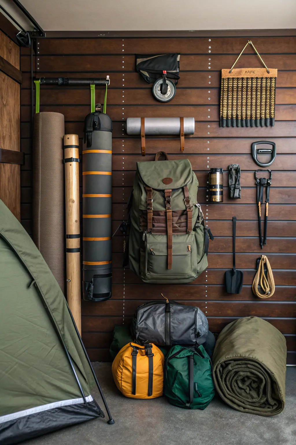 Adventure awaits: your camping essentials, perfectly organized and ready for the next spontaneous escape.