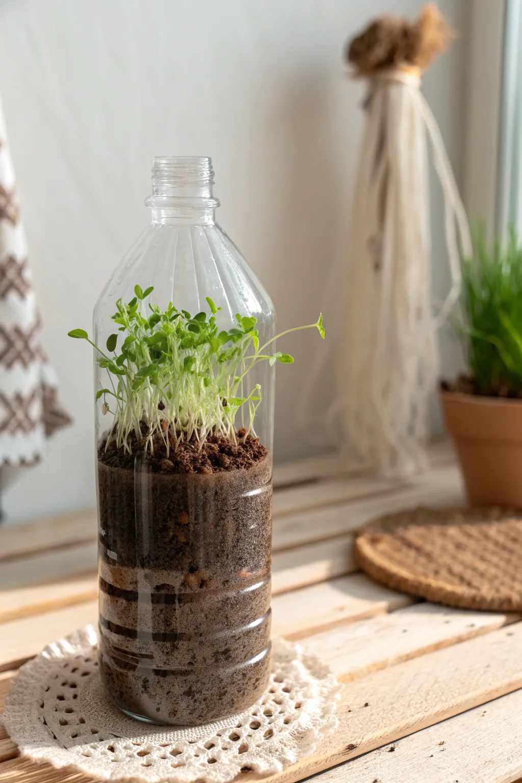 Nurture new life with stylish upcycled seed starters. 🌱 #MinimalistGardening