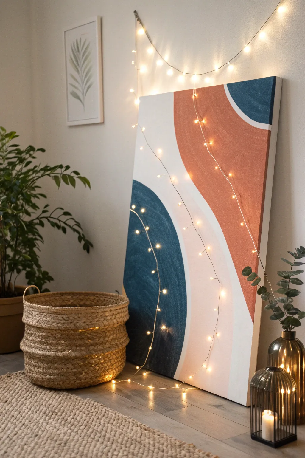 Illuminate your space with the enchanting glow of light-up canvas art, where simplicity meets elegance.