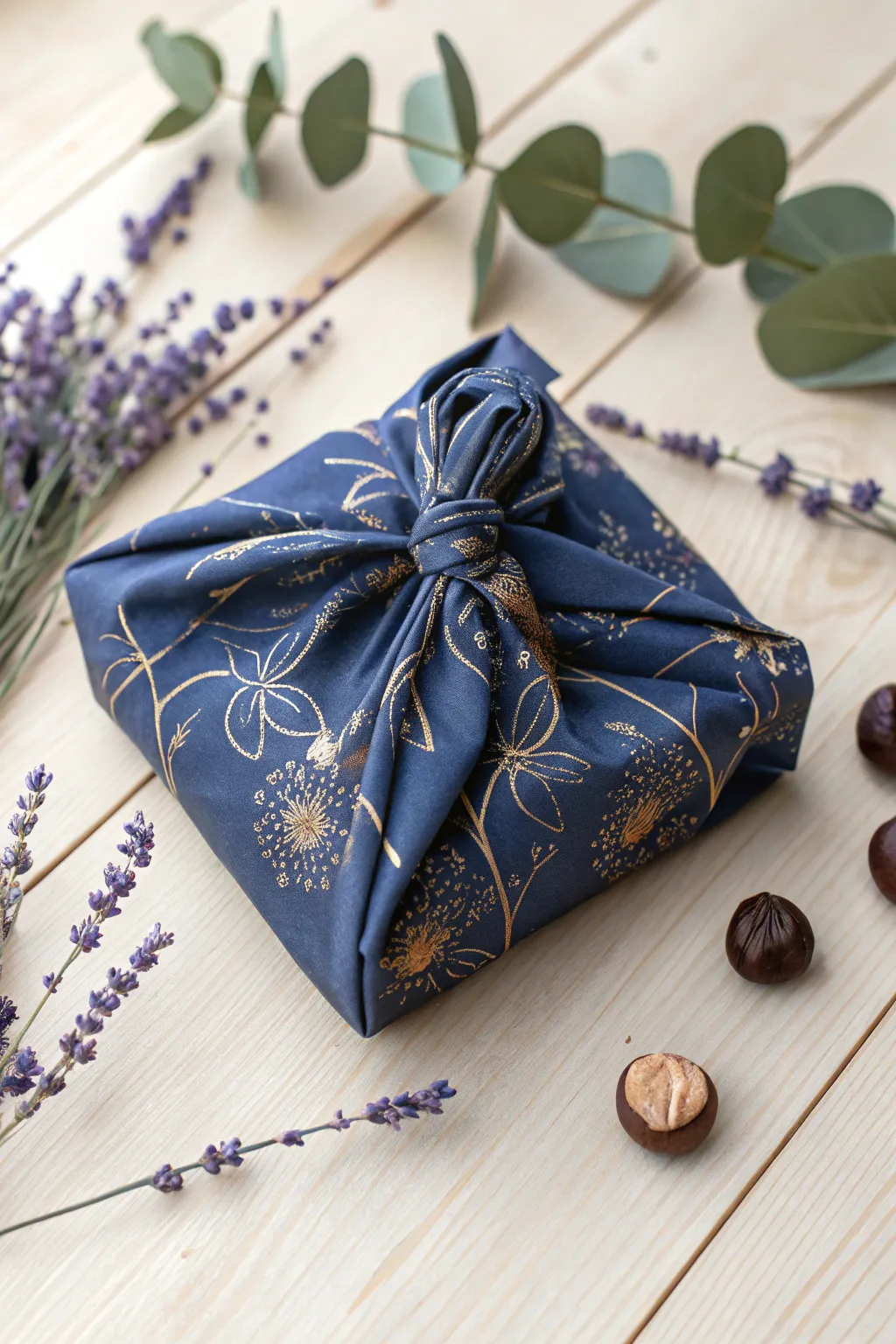 Transform your chocolate gifts with the artful beauty of Furoshiki wrapping – a touch of elegance and sustainability.