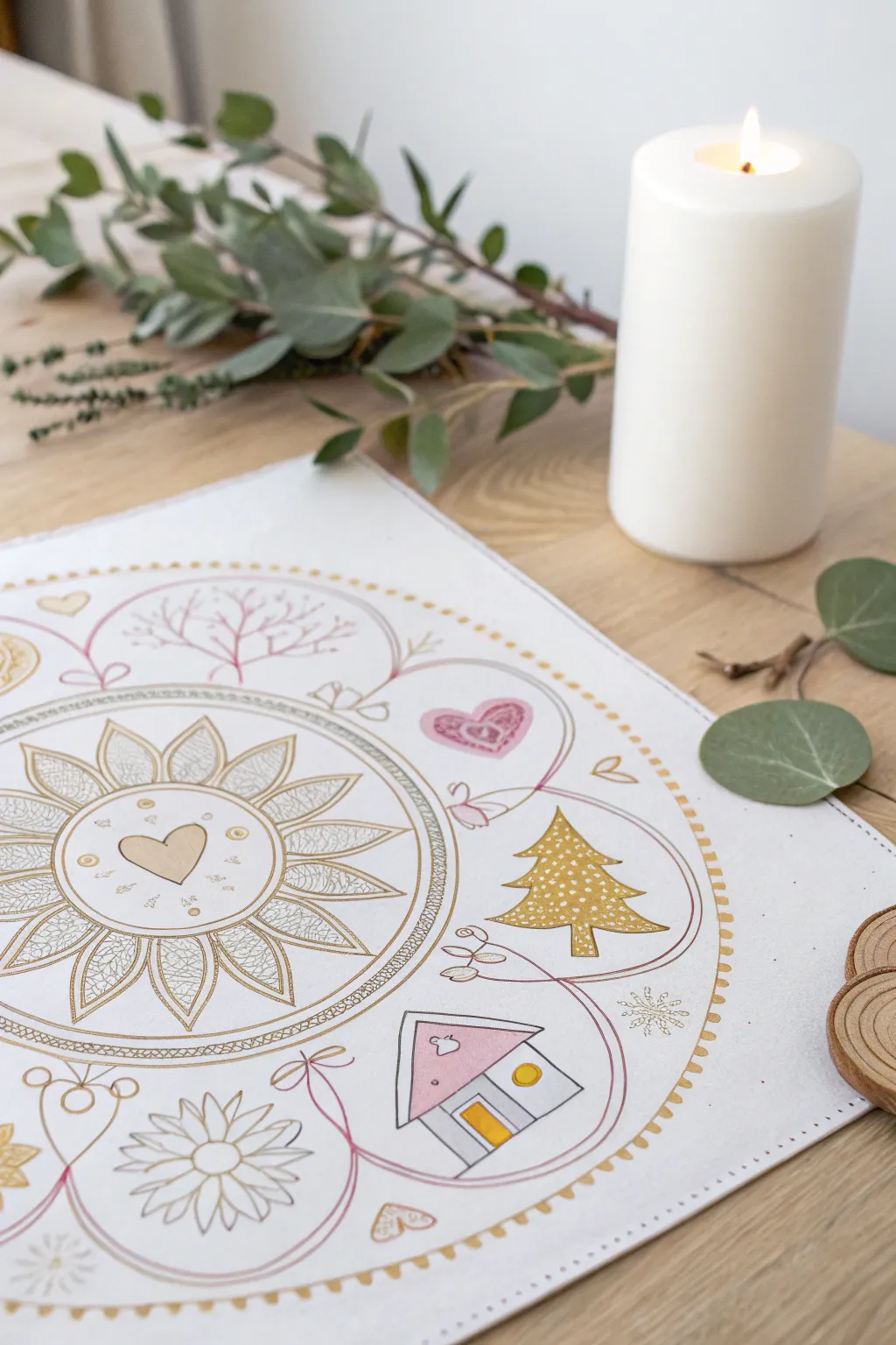 Celebrate Mother's Day with a personalized mandala, a beautiful blend of memories and artistry.