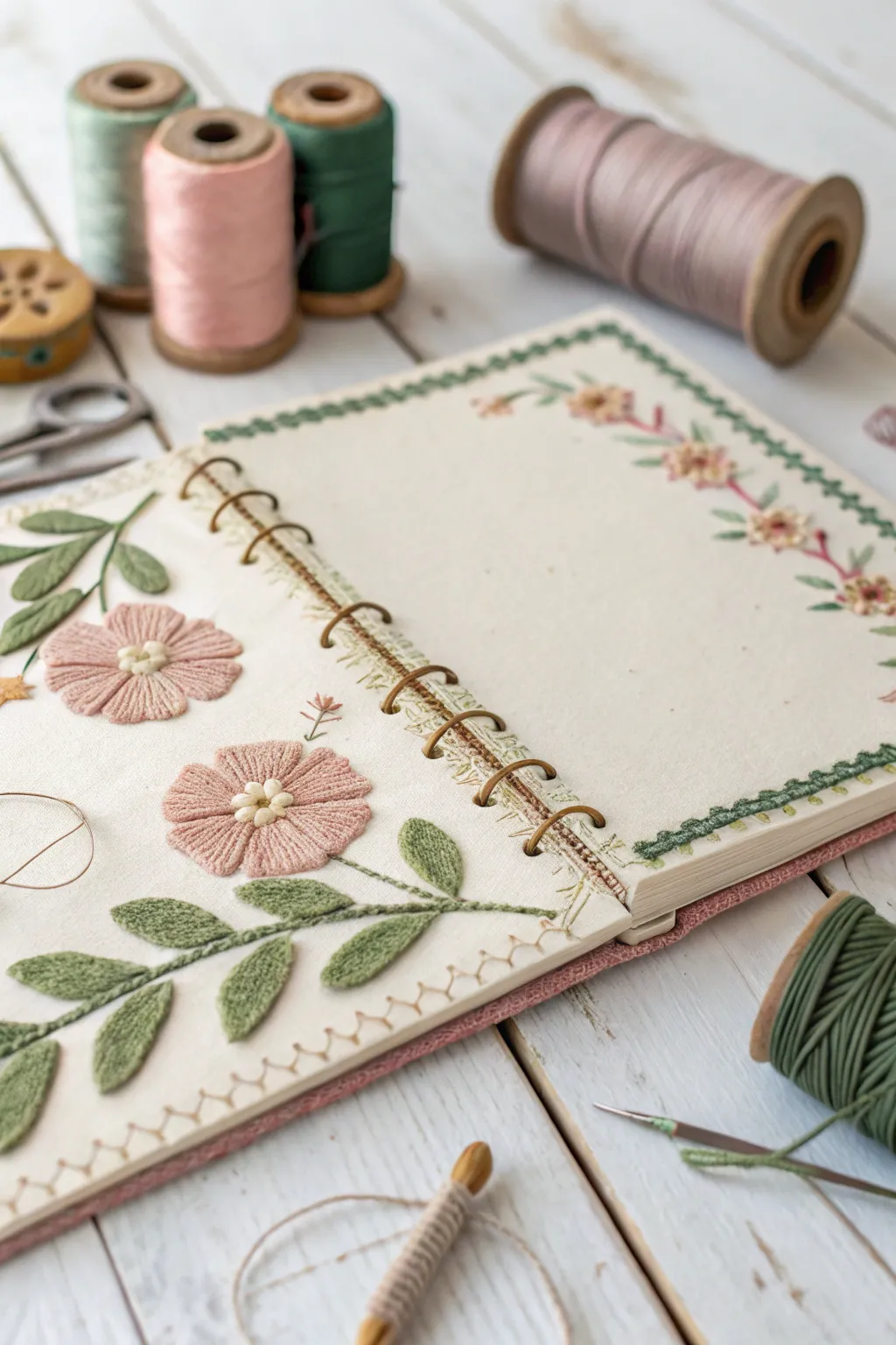 Transform your scrapbook pages with cozy stitched accents for a touch of handmade charm.
