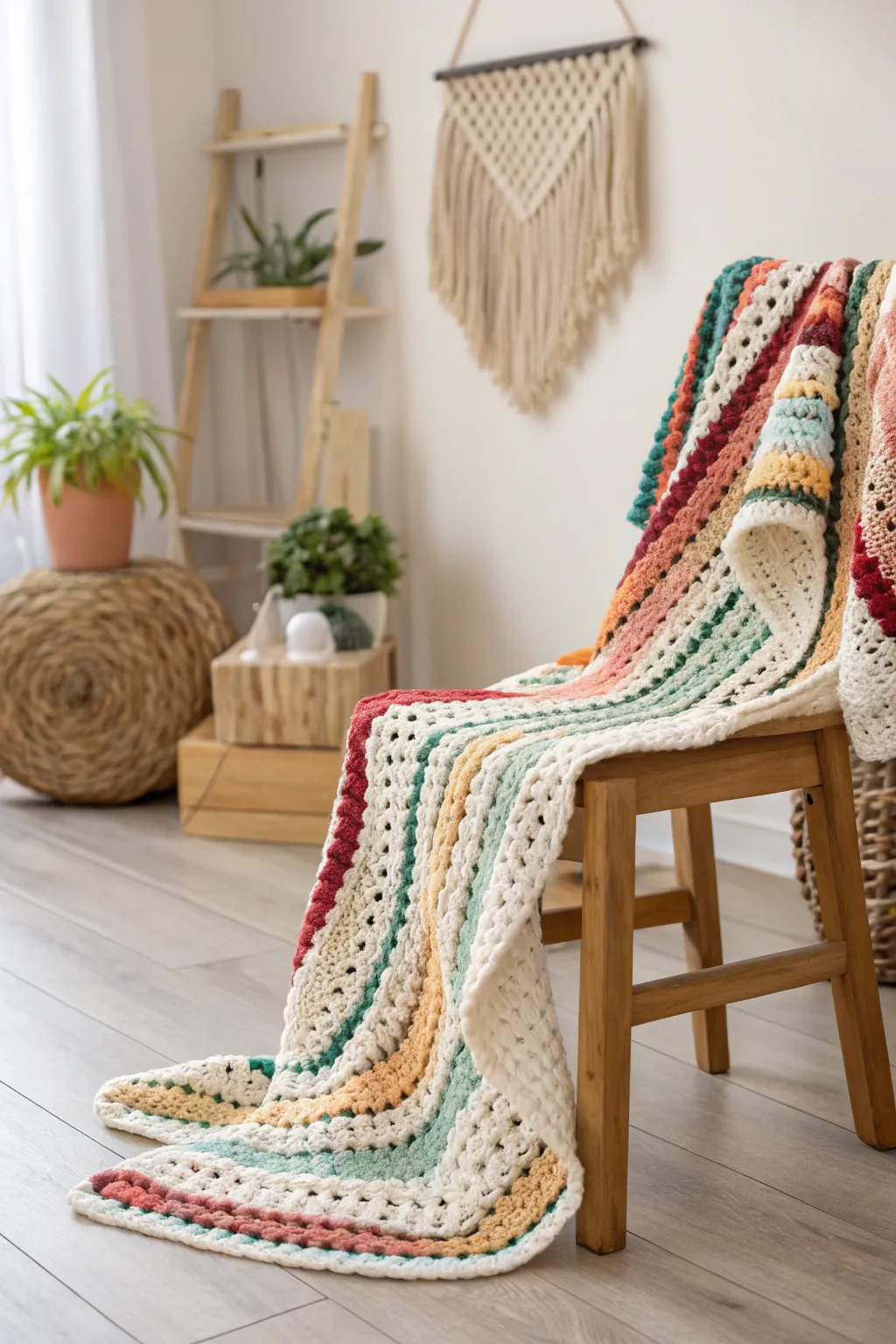 Transform your yarn scraps into a stunning stash-busting baby blanket. Discover the beauty in random colors and textures!