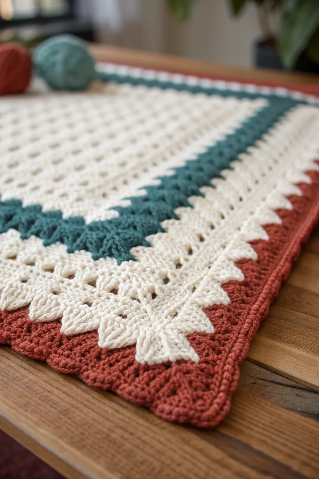 Elevate your c2c blanket with a striking border—where craftsmanship meets bold simplicity.