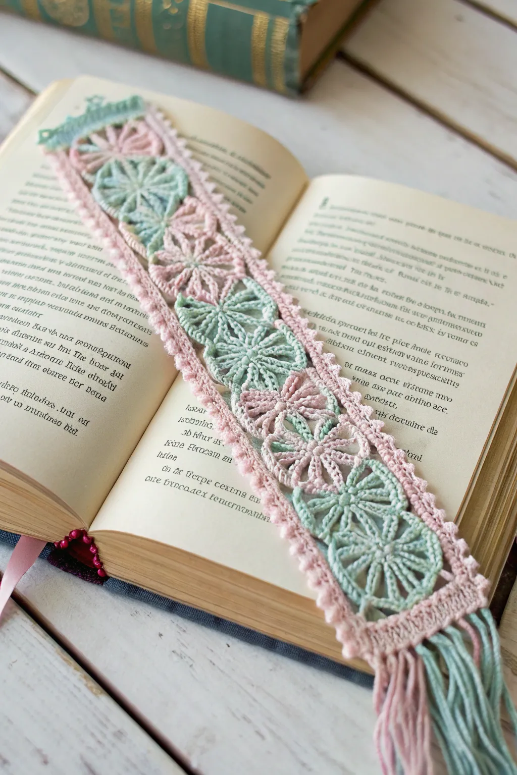 Elegant Crochet Bookmark: A Thoughtful Touch for Grandma's Favorite Reads