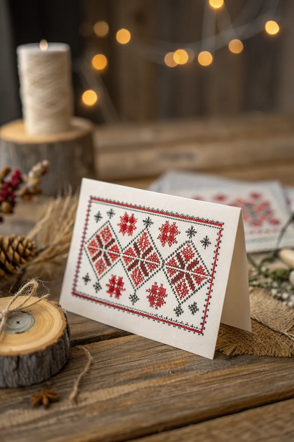 Give the gift of choice with a beautifully crafted cross stitch gift card.