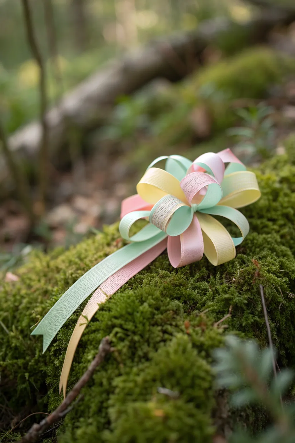 Add a touch of whimsy to your fairy garden with enchanting curling ribbon accents!