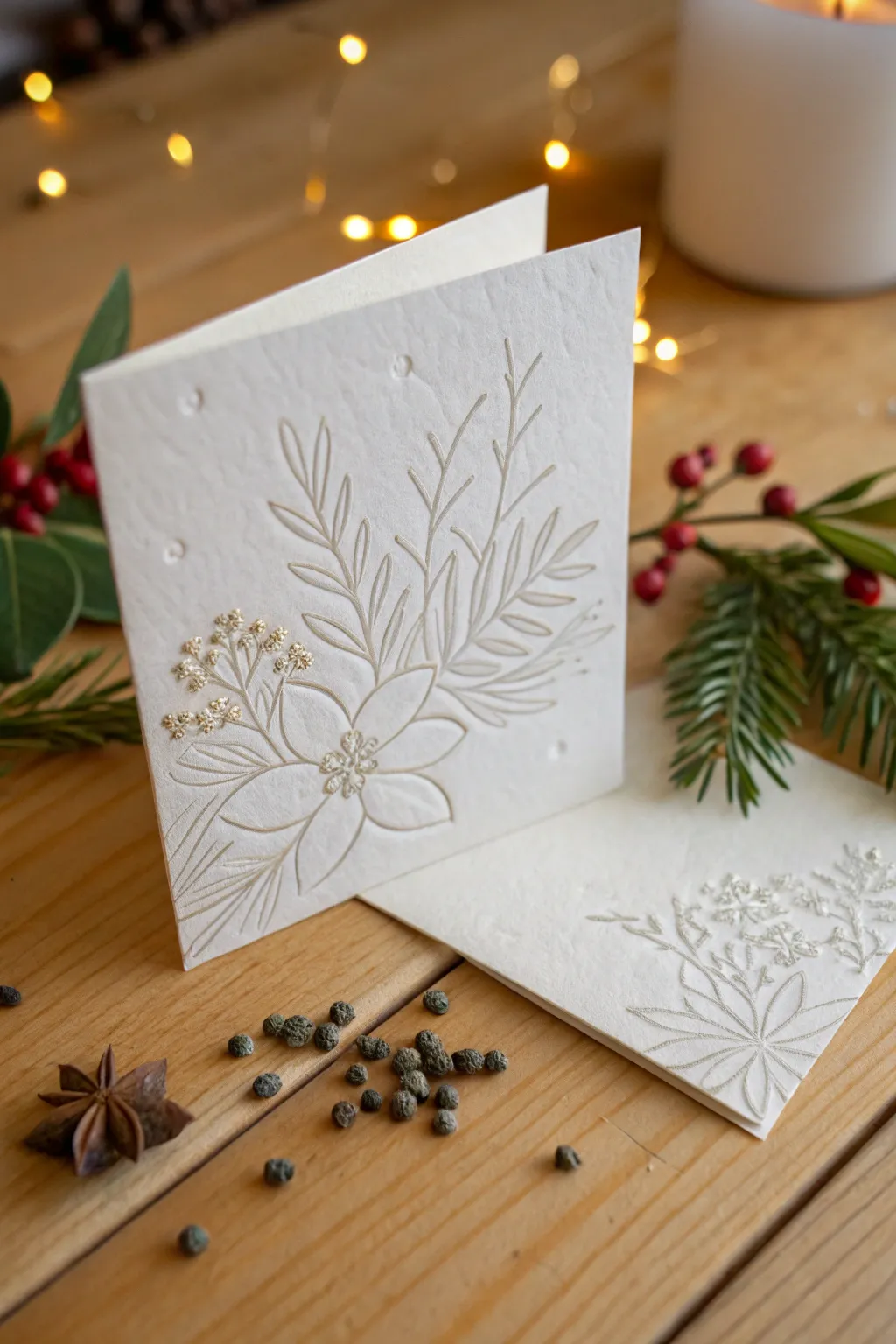 Send joy that grows: Discover the charm of seed paper Christmas cards.