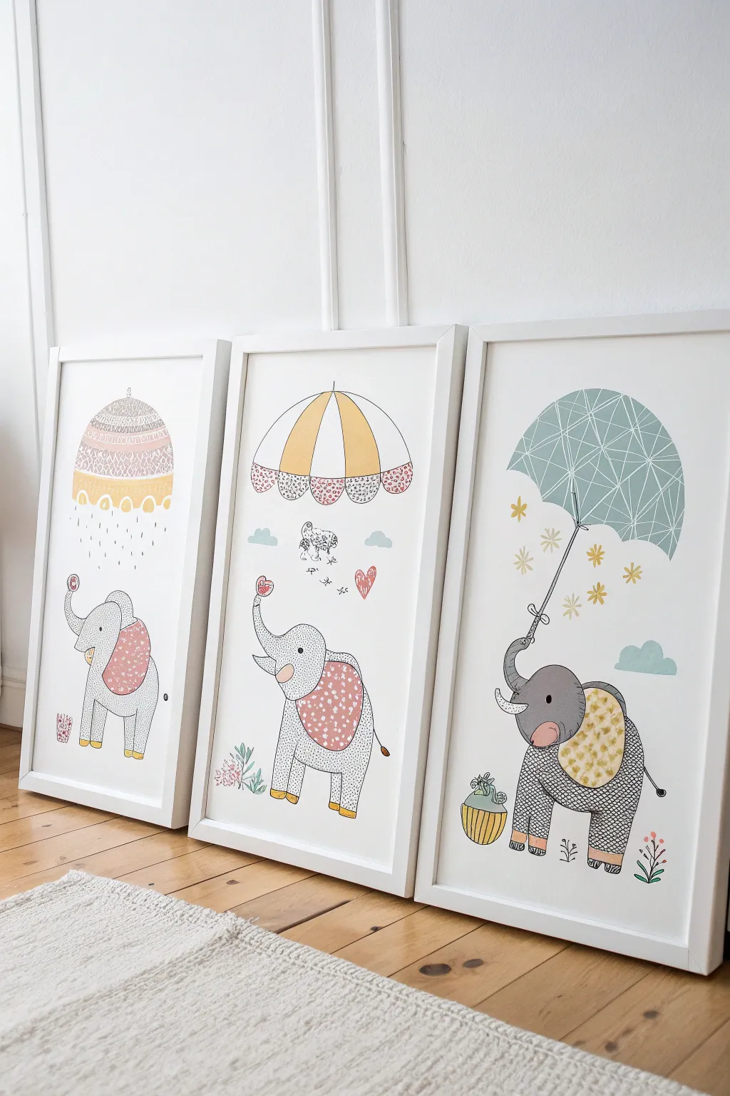 Discover the playful world of elephants through charming, minimalist comic art. 🐘✨