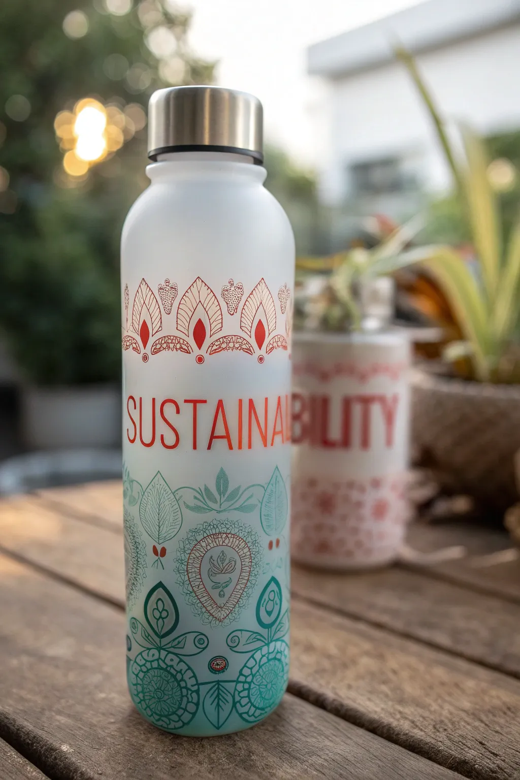 Sip sustainably with style! This eco-friendly bottle speaks volumes without saying a word. #EcoChic #SustainableDesign